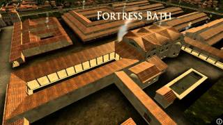 Animation of ancient Roman Fort in Caerleon Wales [upl. by Notgnillew]