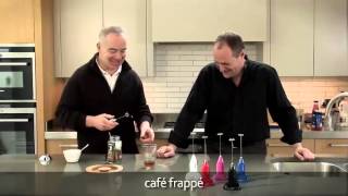 How to make a frappé coffee using an aerolatte milk frother [upl. by Nilrem]