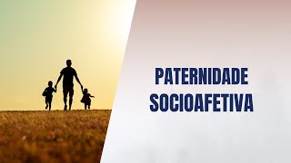 Paternidade socioafetiva [upl. by Relyk686]