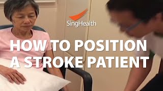 How To Position A Stroke Patient [upl. by Jak562]