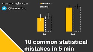 Ten Statistical Mistakes in 5 Min [upl. by Aicrag753]