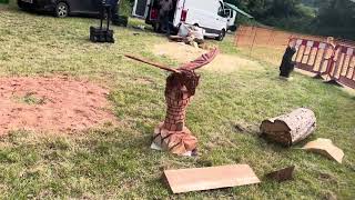 A fabulous range of wooden sculpture at Caerleon festival 2024 [upl. by Stretch]