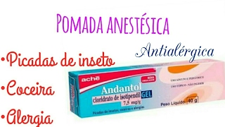 Resenha PomadaAndantol Gel [upl. by Valera]