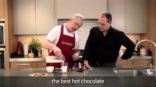 How to make a hot chocolate using an aerolatte milk frother [upl. by Yvan]